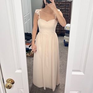 Revelry Champagne Bridesmaid Dress